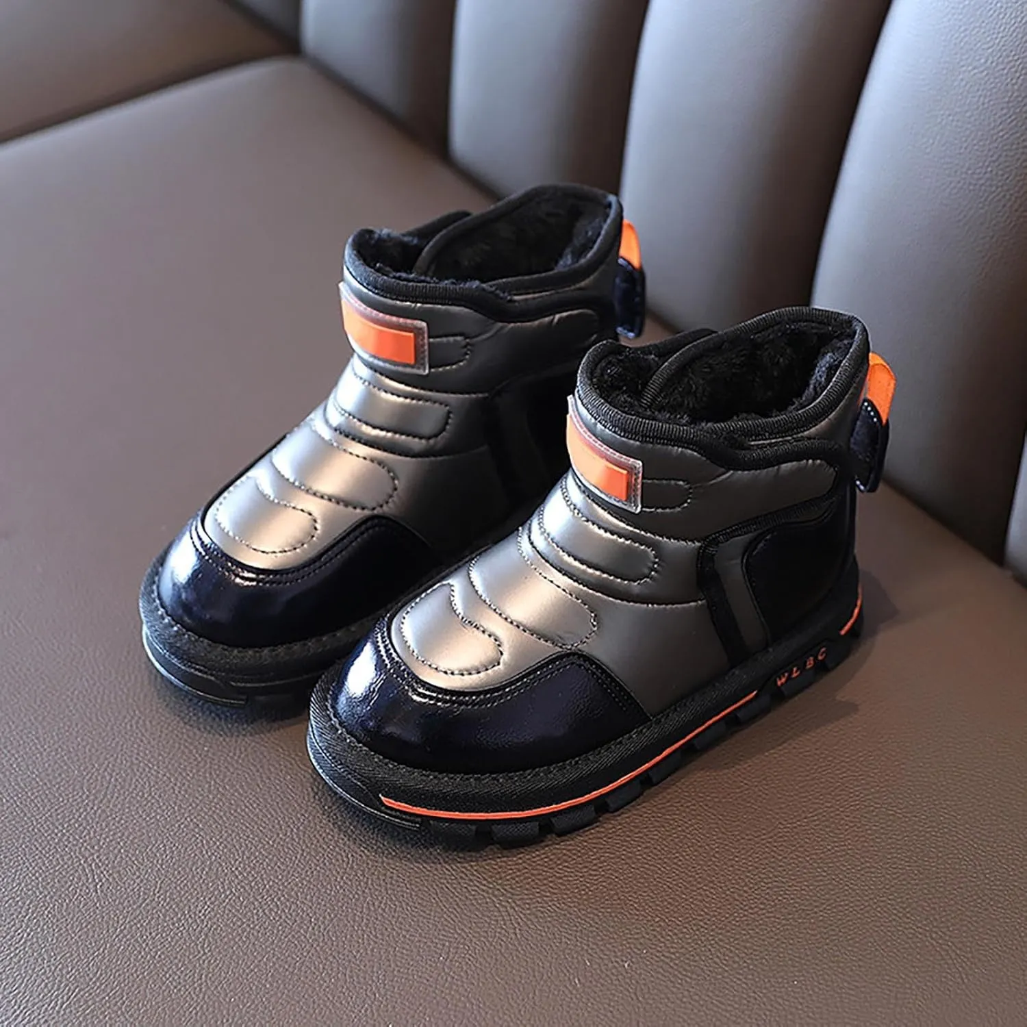 Winter Girls Boys Ankle Boots Kids Comfortable Warm Lined Comfort Casual Sports Shoes for Little Boy Rain Boots Size 6