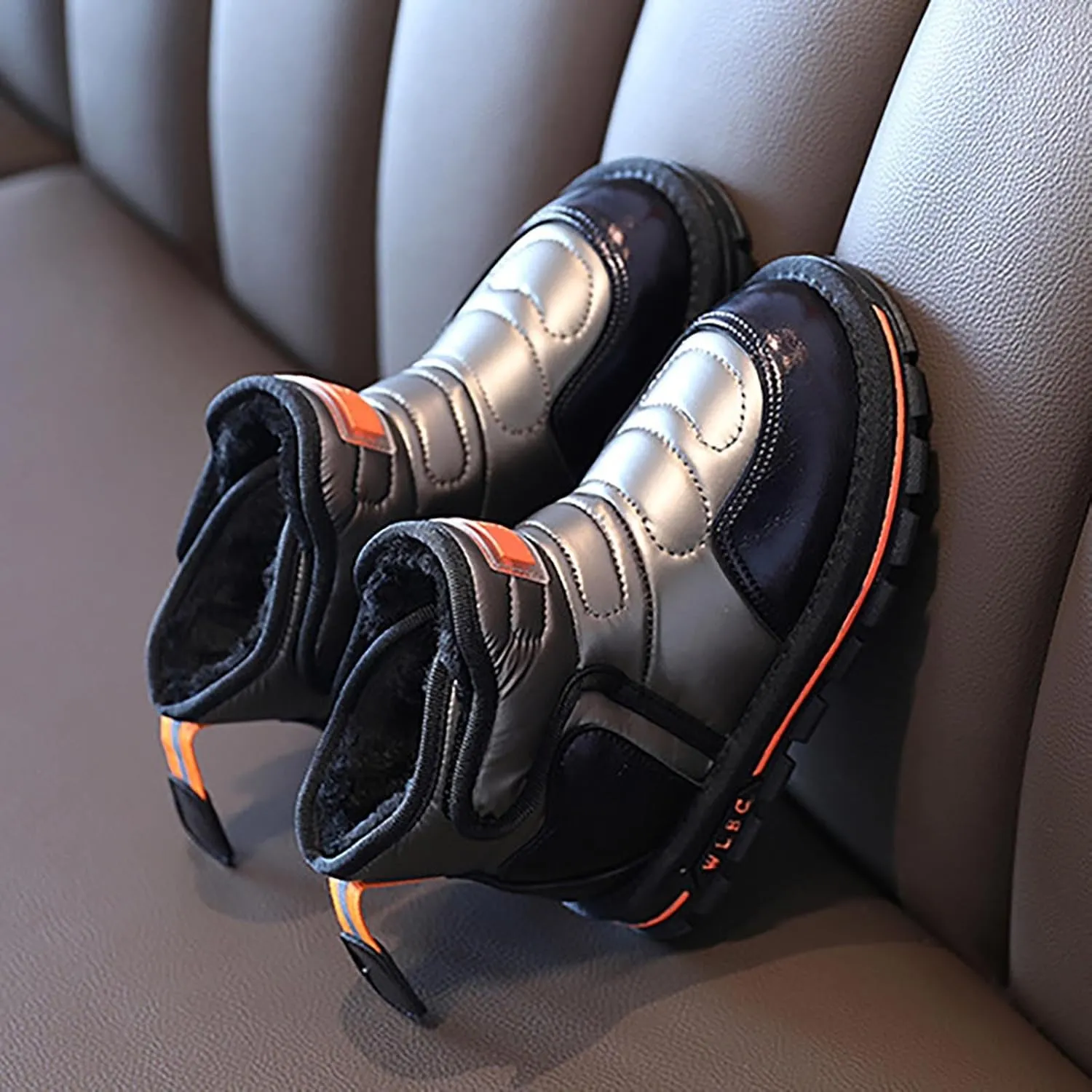 Winter Girls Boys Ankle Boots Kids Comfortable Warm Lined Comfort Casual Sports Shoes for Little Boy Rain Boots Size 6