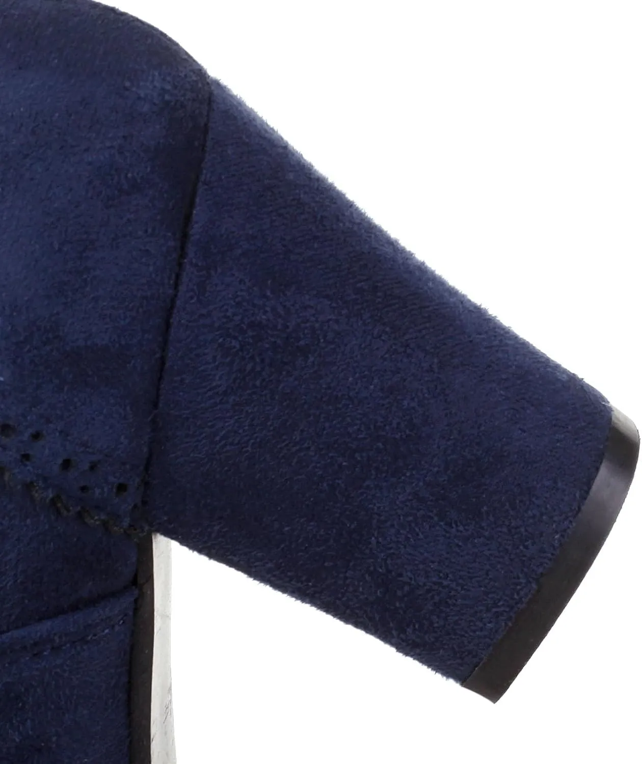 Women's Chelsea Booties Low Chunky Heels Lug Sole Elastic Ankle Boots Shoes for Women Mid-calf Chunky Cowboy Chelsea Knee