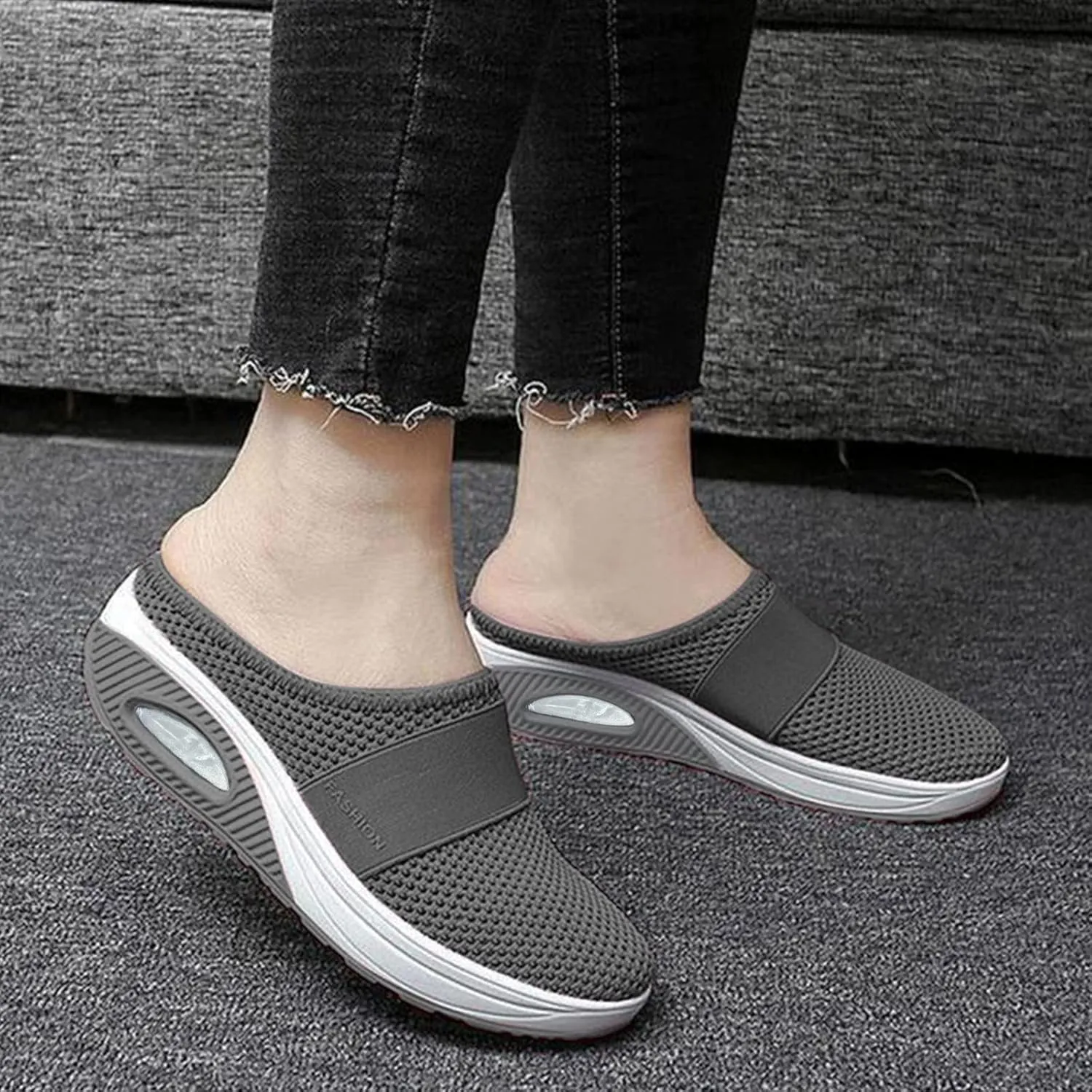 Women's Fashion Sneaker Non Slip Lace Up Comfort Women's Work or Walking Sneakers Fashion Tennis Shoes for Women Loafers Platform Ladies Slip On Sneakers
