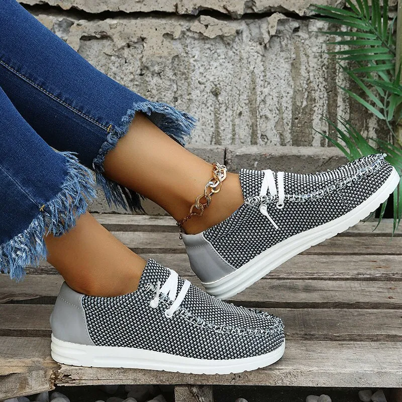 Women's Knitted Mesh Sneakers