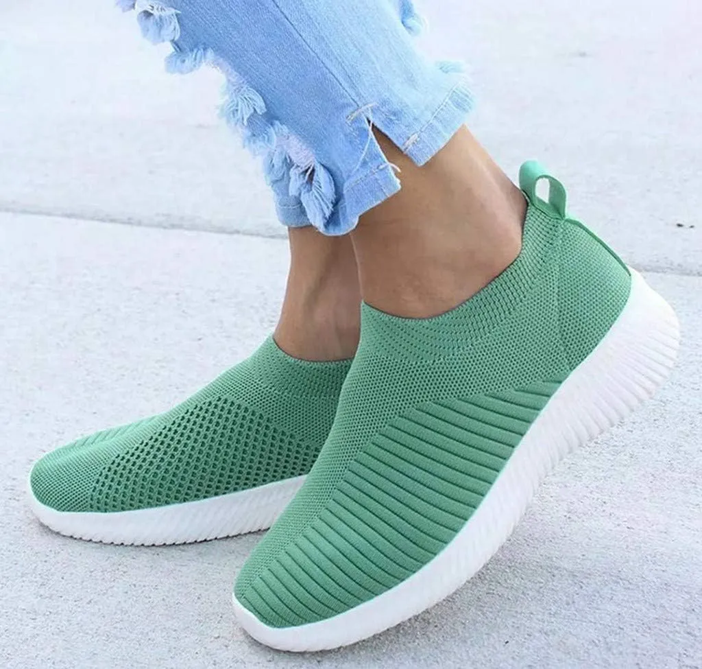 Womens Non Slip Work Shoes Slip On Water Resistant Walking Shoes Women Mesh Breathable Ladies Shoes Casual Women Shoes Sneakers White Tennis Shoe White Loafers