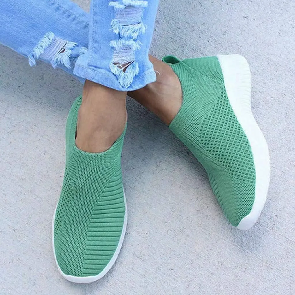 Womens Non Slip Work Shoes Slip On Water Resistant Walking Shoes Women Mesh Breathable Ladies Shoes Casual Women Shoes Sneakers White Tennis Shoe White Loafers