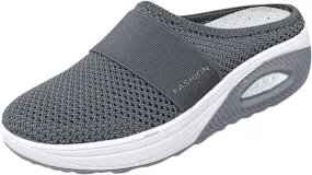 Women's Slip-On Orthopedic Arch Support Backless Running Shoes for Women Casual Women's Shoes Casual Walking Sneakers Waterproof Tennis Shoe Casual Loafers