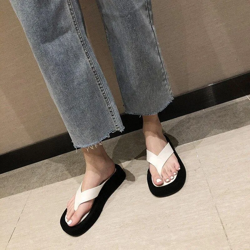 Women's Thick Sole Flip Flops