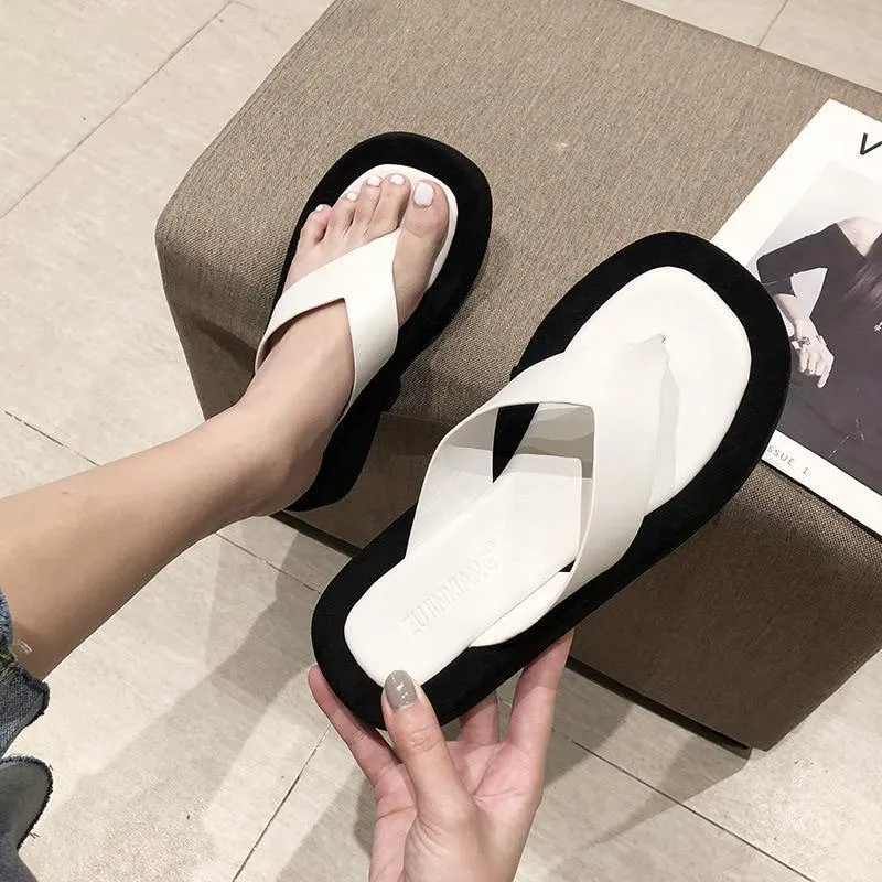 Women's Thick Sole Flip Flops