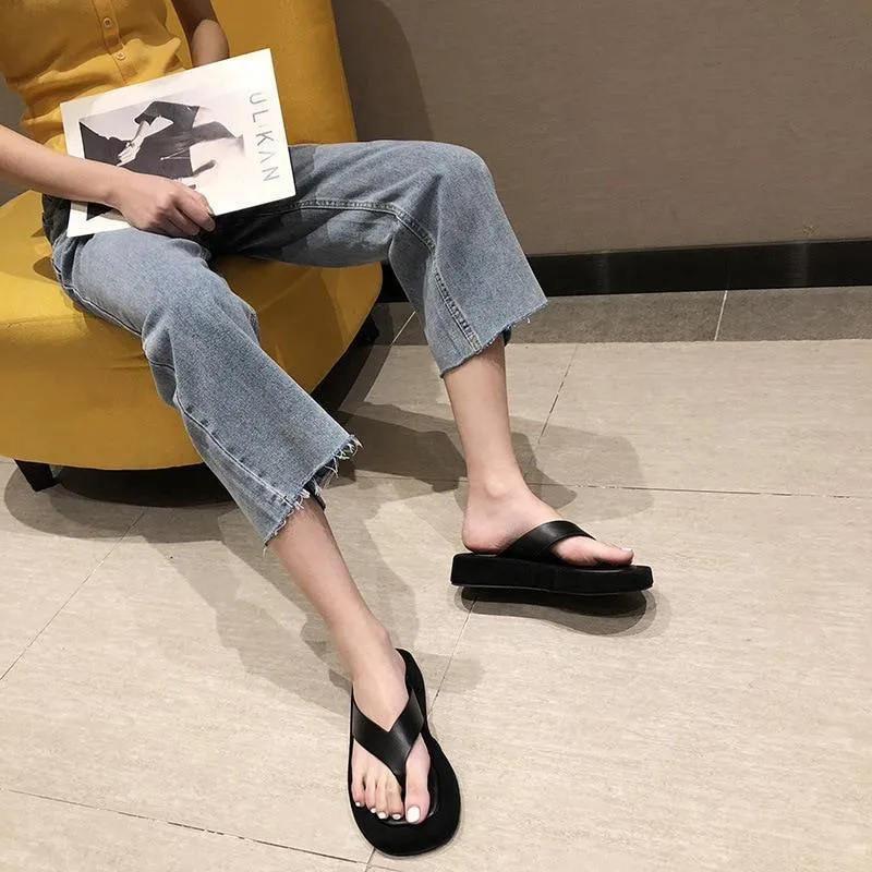 Women's Thick Sole Flip Flops