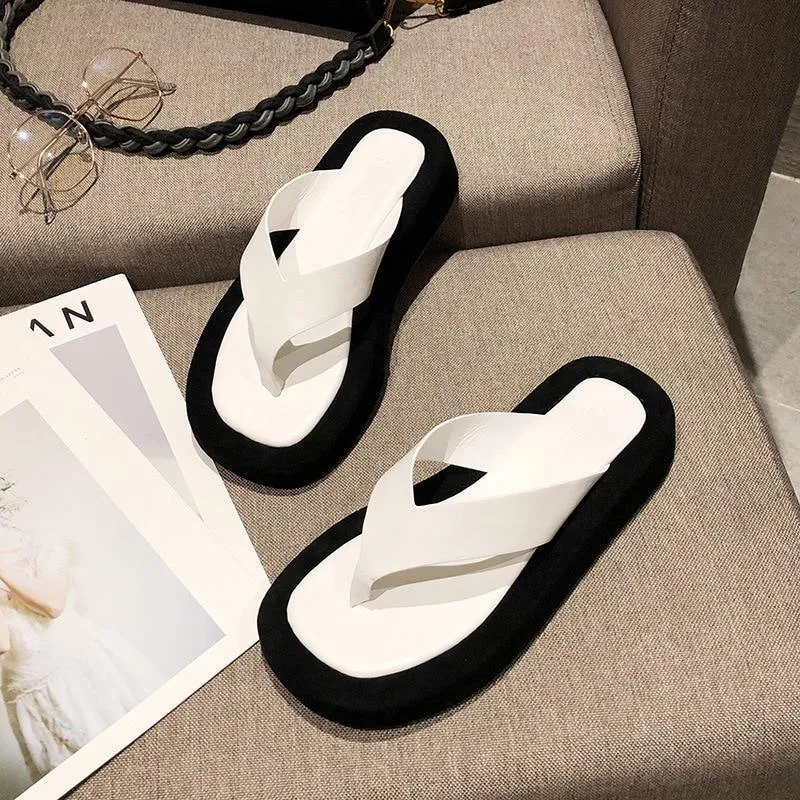 Women's Thick Sole Flip Flops