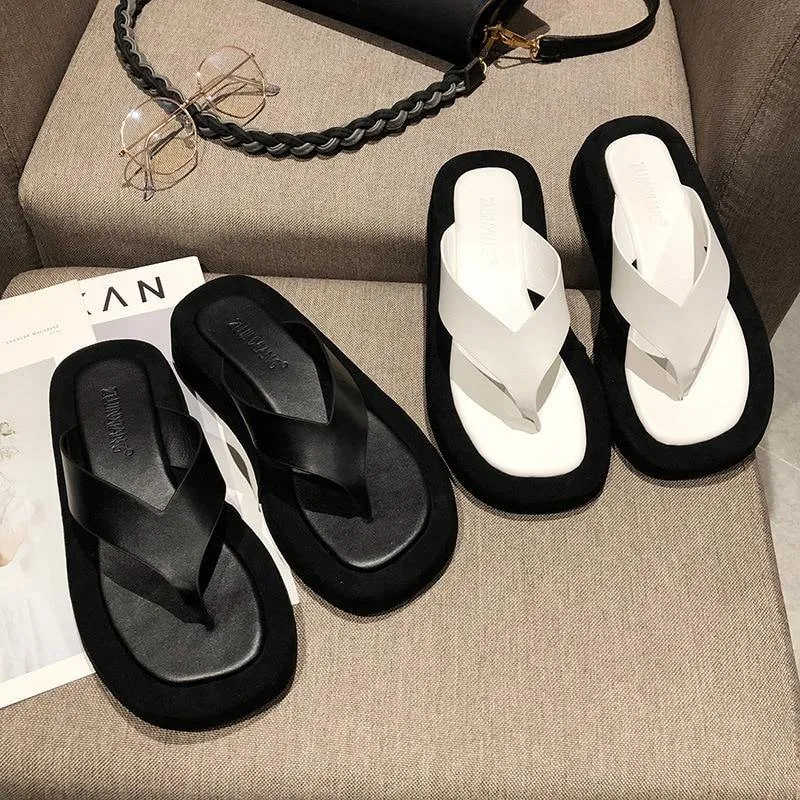 Women's Thick Sole Flip Flops