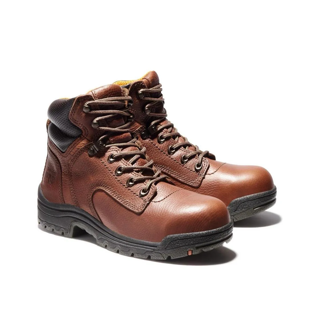 Women's Titan 6 Inch Alloy-Toe Work Boot Brown Coffee