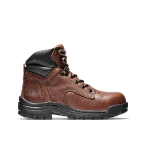 Women's Titan 6 Inch Alloy-Toe Work Boot Brown Coffee